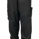 KNG Black Cargo Style Chef Pant Large