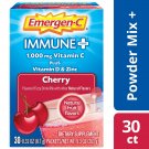 Emergen-C Immune+ (30 Count, Cherry Flavor) System Support Dietary Supplement...