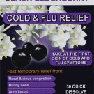 Sambucol Black Elderberry Cold & Flu Relief Tablets 30 Count, Homeopathic Rem...