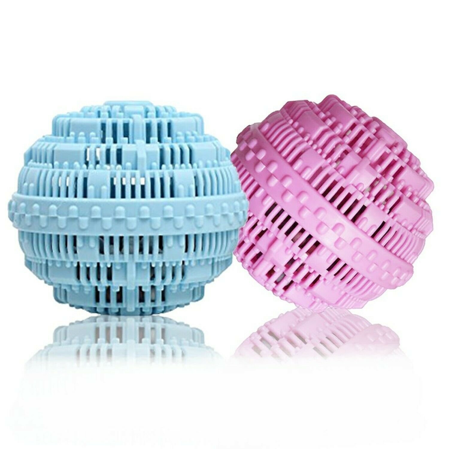 BERON Eco-Friendly Wash Ball Super Laundry Balls for 1500 Washings,Set of 2(L...
