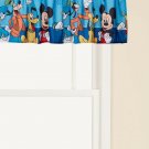Disney Mickey Mouse Playground Pals Window Valance, Blue