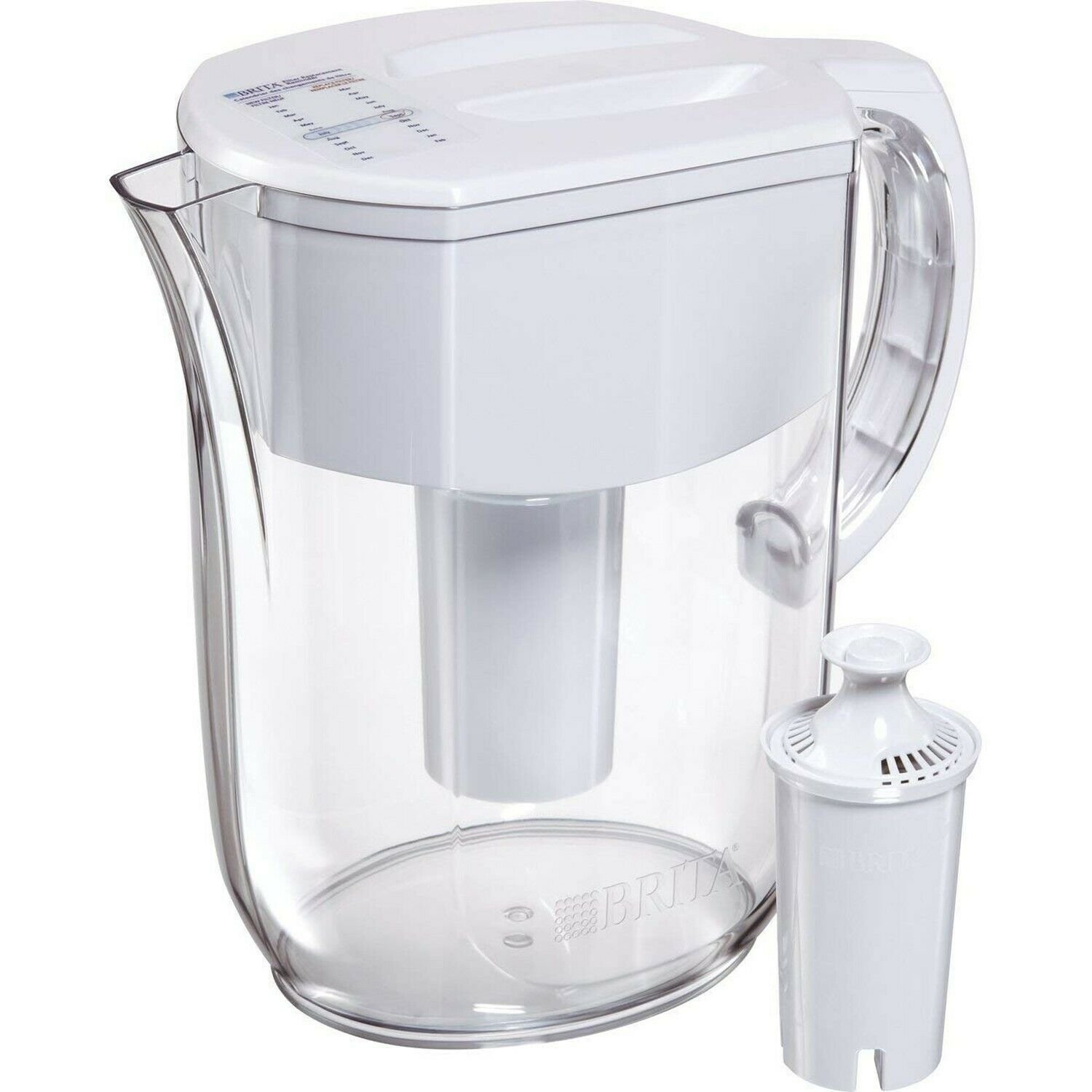 Brita Pitchers 36205 Everyday Pitcher w 1 std filter, White Standard Filter