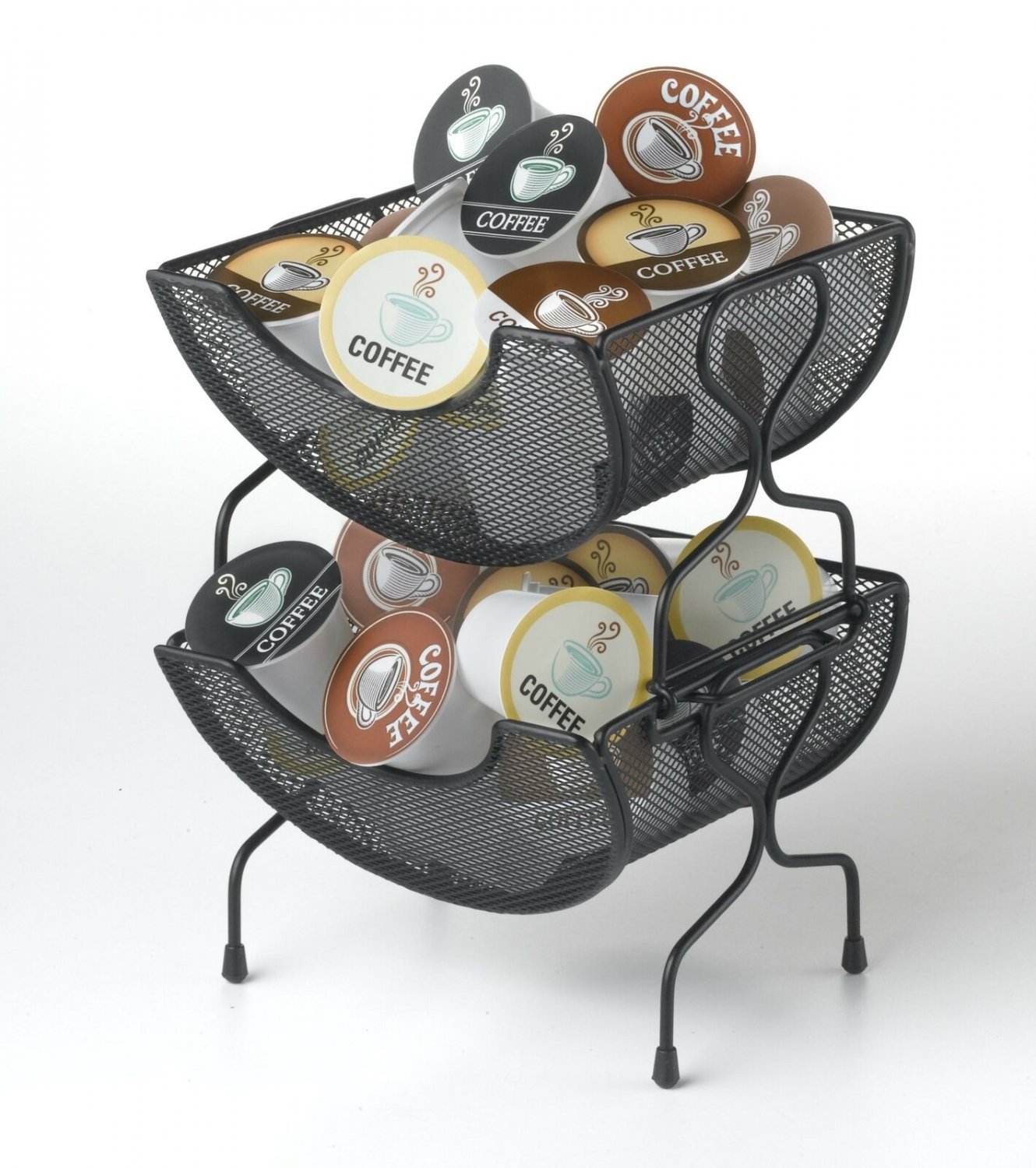Nifty Stacking Utility Baskets Black