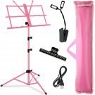 Music Stand, Kasonic Professional Stage Folding Sheet Music Stands; Height Ad...