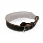 Valeo VRL4 4" Padded Leather Contoured Weightlifting Lifting Belt with Suede ...