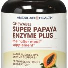 American Health Enzymes Chewable Super Papaya Enzyme Plus 360 Tablets