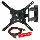 Mountio MX1 Full Motion Articulating TV Wall Mount Bracket for 32"-52" LED LC...
