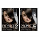 Clairol Perfect 10 By Nice 'N Easy Hair Color 004 Dark Brown 1 Kit (Pack of 2...
