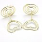 JANOU Mini Heart Shape Place Card Memo Holder Picture Stand Note Clip for Wed...
