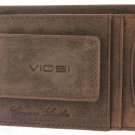 Viosi Genuine Kingston Leather Magnetic Front Pocket Money Clip Made with Pow...