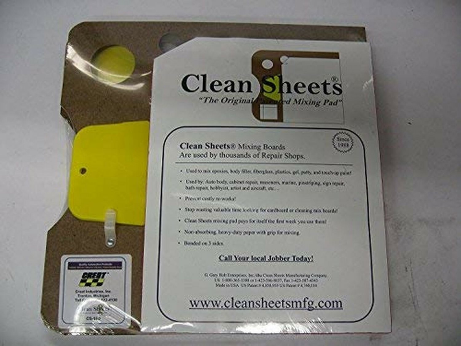 Clean Sheets Superior Mixing Pad (12x12) - 100 Disposable Sheets For Toughest...