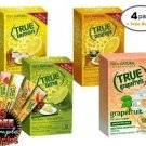 True Lemon, Lime, Orange & Grapefruit 32ct (4bx 32ct each) plus FREE sample p...