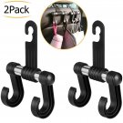 Car-Seat-Headrest-Hooks, Set of 2 Preyda Headrest Hangers Hold Grocery Shoppi...