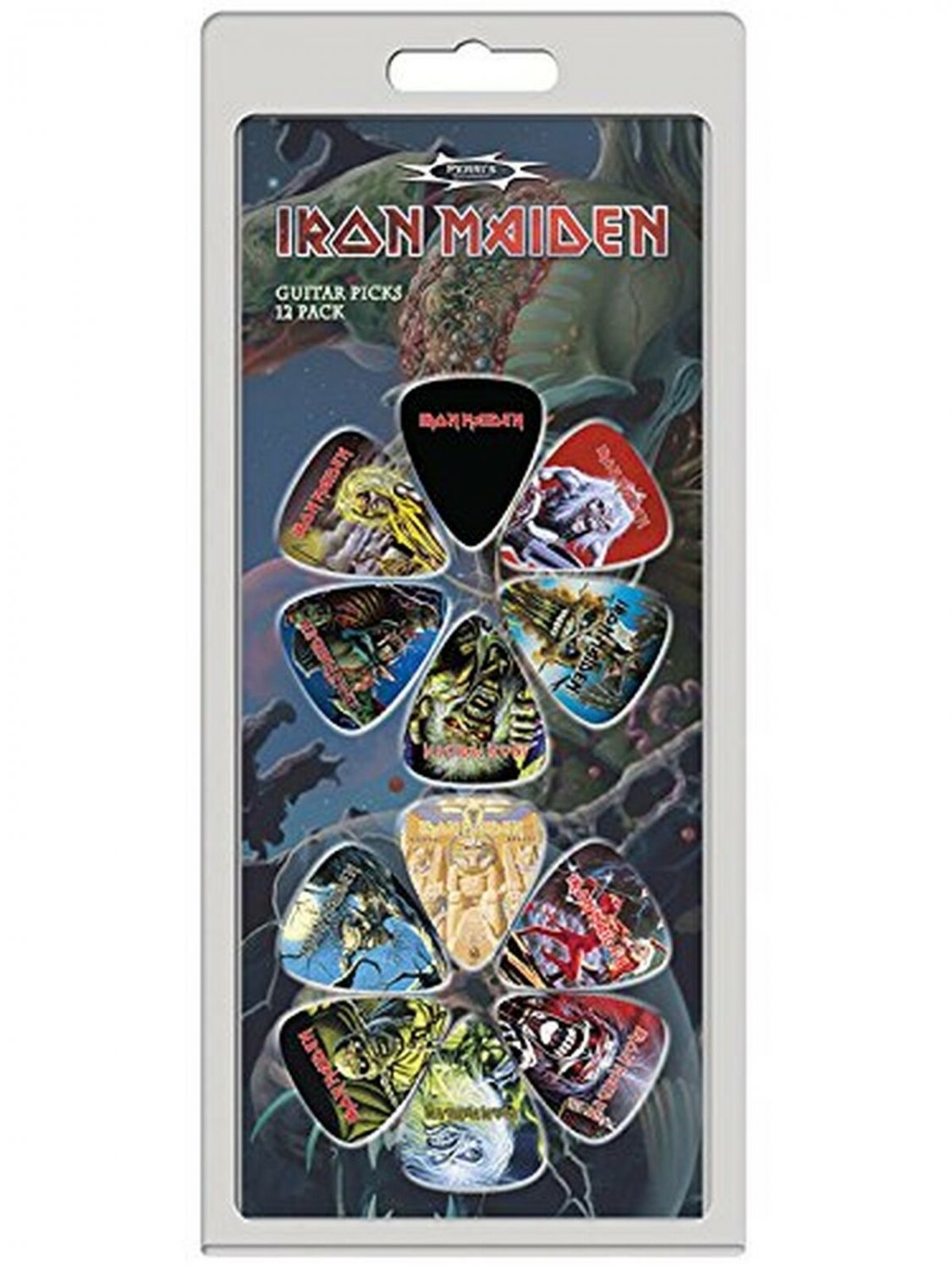 Perris Leathers LP12-INM1 Medium Celluloid Plastic, 12-Pieces per Package Gui...