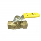 NIGO 240SS Series Forged Brass Mini Gas Ball Valve, CSA Certified, Lever Hand...