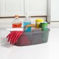 Casabella Rectangular Storage Caddy, Graphite, 4 gallons - 62441