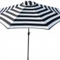 VMI Striped Umbrella, Large, Black