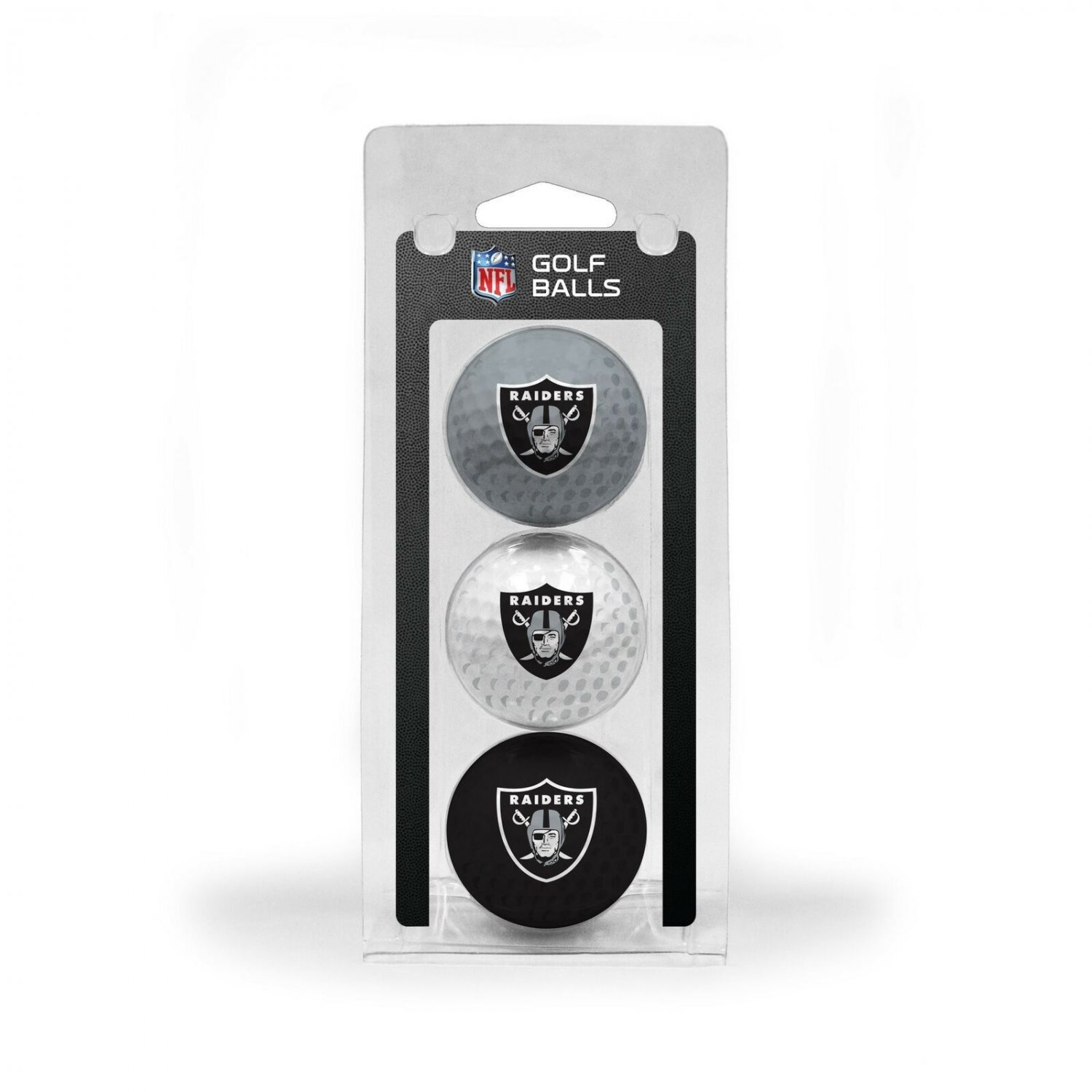 Team Golf NFL Regulation Size Golf Balls, 3 Pack, Full Color Durable Team Imp...