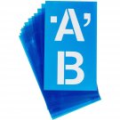 Westcott LetterCraft Stencil, Helvetica Font, Caps, 4-Inch Characters (SH4-C/...