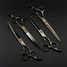 Purple Dragon Professional 7.0 inch 4PCS Pet Grooming Scissors Kit Japan Prem...