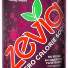 Zevia Zero Calorie Soda, Black Cherry, Naturally Sweetened Soda, (24) 12 Ounc...