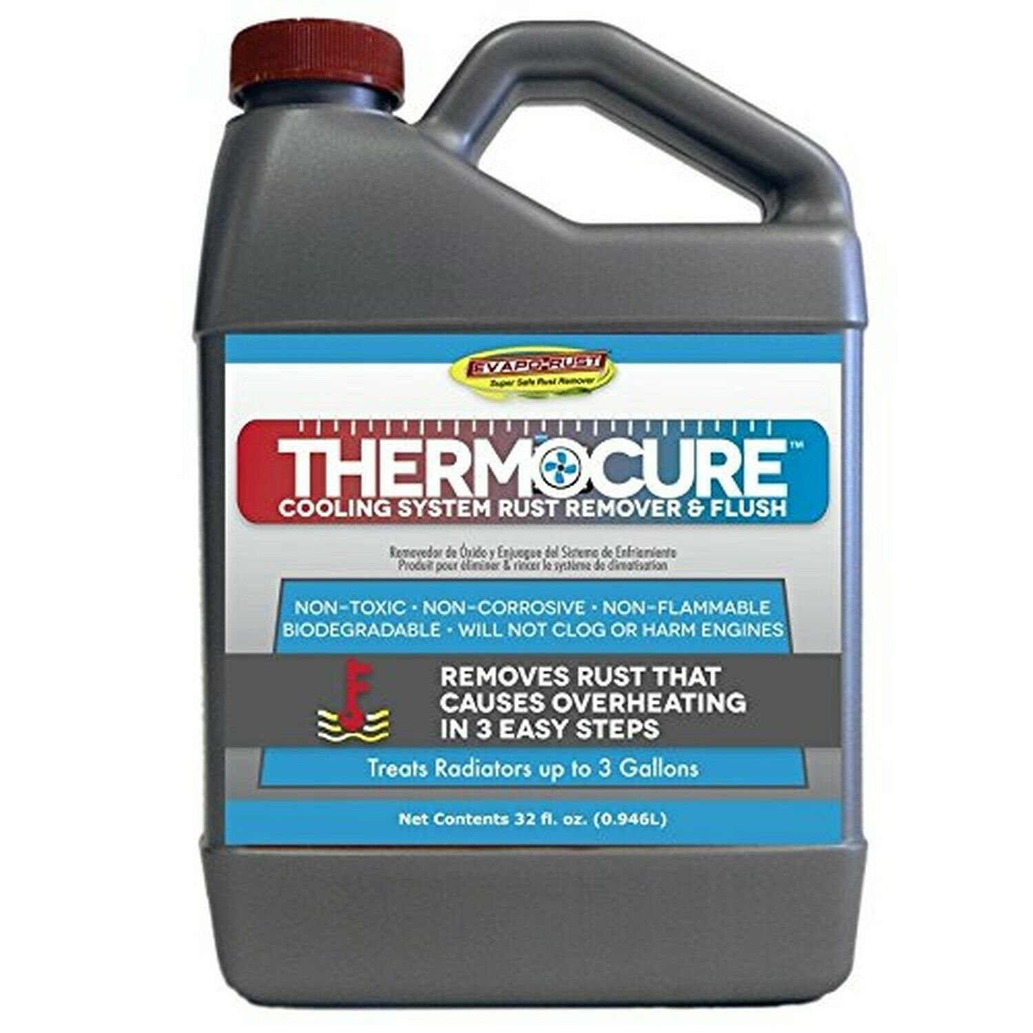 Thermocure Coolant System Rust Remover, Safely Removes the Rust from Cars Coo...