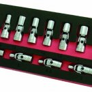 Astro 7412 1/4-Inch Drive Flex Socket Set, 6 Point - Metric, 12-Piece 42373