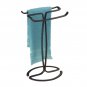 iDesign Axis Metal Hand Towel Holder for Master Bathroom, Vanities, Counterto...
