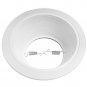 12 Pack - 6" Inch White Baffle Recessed Can Light Trim