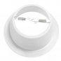 12 Pack - 6" Inch White Baffle Recessed Can Light Trim