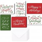 48 Pack of Christmas Winter Holiday Family Greeting Cards - Assorted Christma...