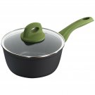 Bialetti Simply Italian Nonstick Covered Sauce Pan, 1.9 quart, Multicolored