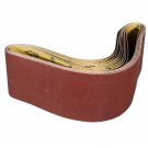 POWERTEC 110530 6 x 48" Sanding Belts | 80 Grit Aluminum Oxide Sanding Belt |...