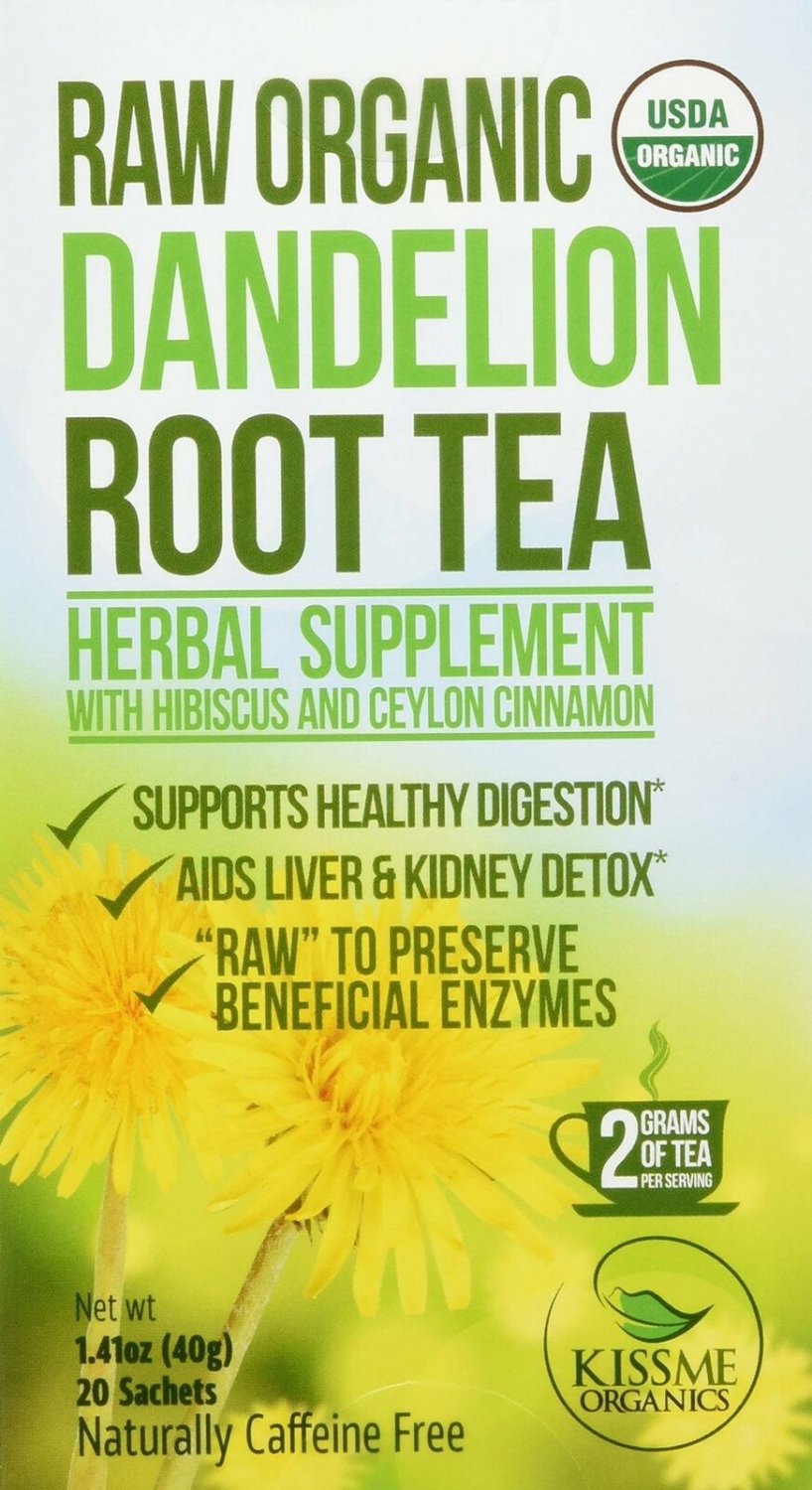 Dandelion Root Tea Detox Tea - Raw Organic Vitamin Rich Digestive - 5 Pack (1...
