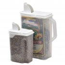 Buddeez 8 And 3.5-Quart Double-Pack Bird Seed Dispensing Set 8 and 3.5 Quart
