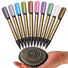 Metallic Markers Pen for Rock Painting - Medium Point, Metallic Color Paint M...