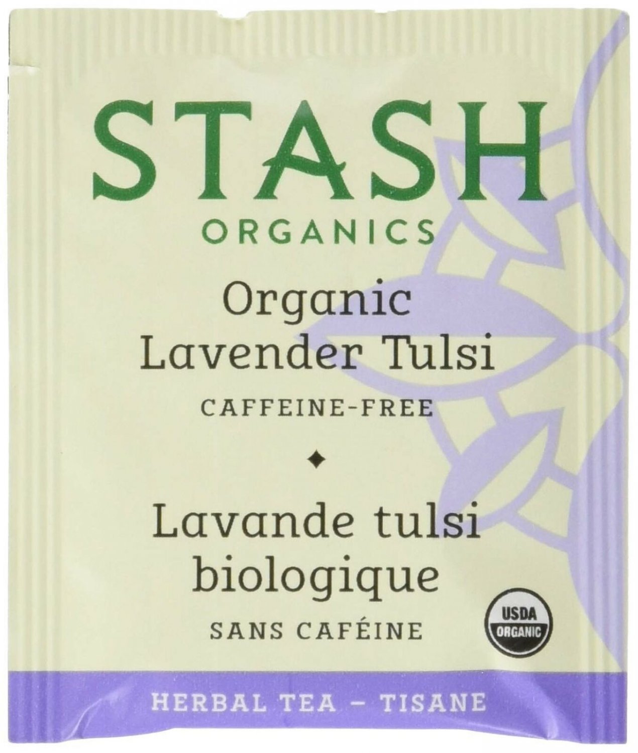 Stash Tea Organic Lavender Tulsi Herbal Tea 100 Count Tea Bags in Foil (Packa...