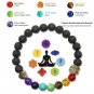 AUCHEN Pet Memorial Bracelet Gift Rainbow Bridge Personalized Nature Lava Bea...