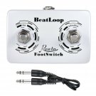 Dual Momentary External Footswitch for Drum Machine & Guitar Effects Pedal Fo...