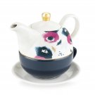 Pinky Up 5063 Addison Floral Tea-For-One Sets,