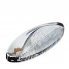 LED RV Chrome Euro Exterior Porch Utility Light - 12v 220 Lumen Lighting Fixt...