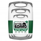 Freshware Cutting Board with Juice Grooves, Reversible, BPA-Free, Non-Porous,...