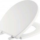 Delta Faucet 800903-WH Morgan Round Front Standard Close Toilet Seat with Non...