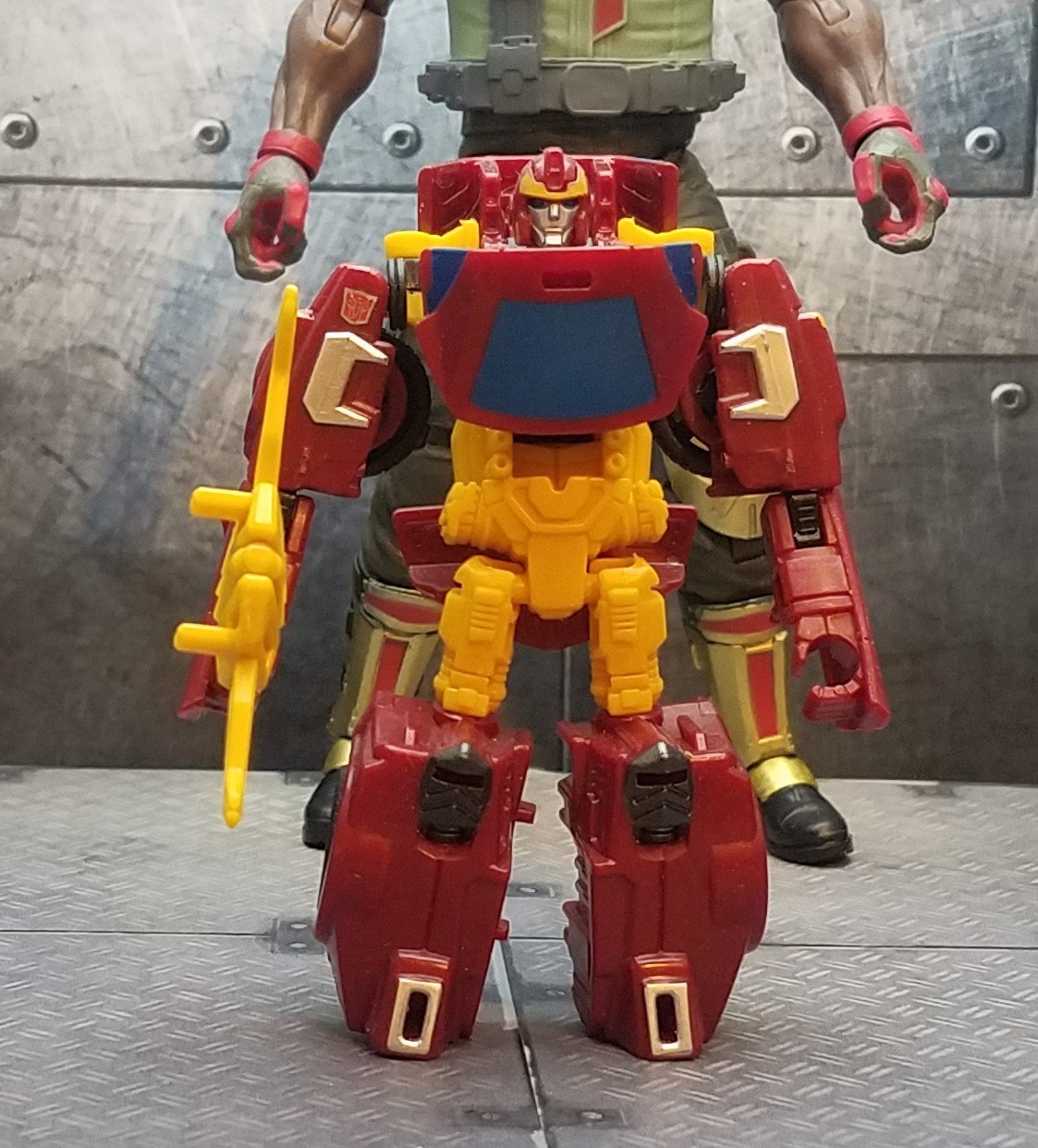 FREE TRANSFORMERS COMBINER WARS HOT ROD (LOOSE)
