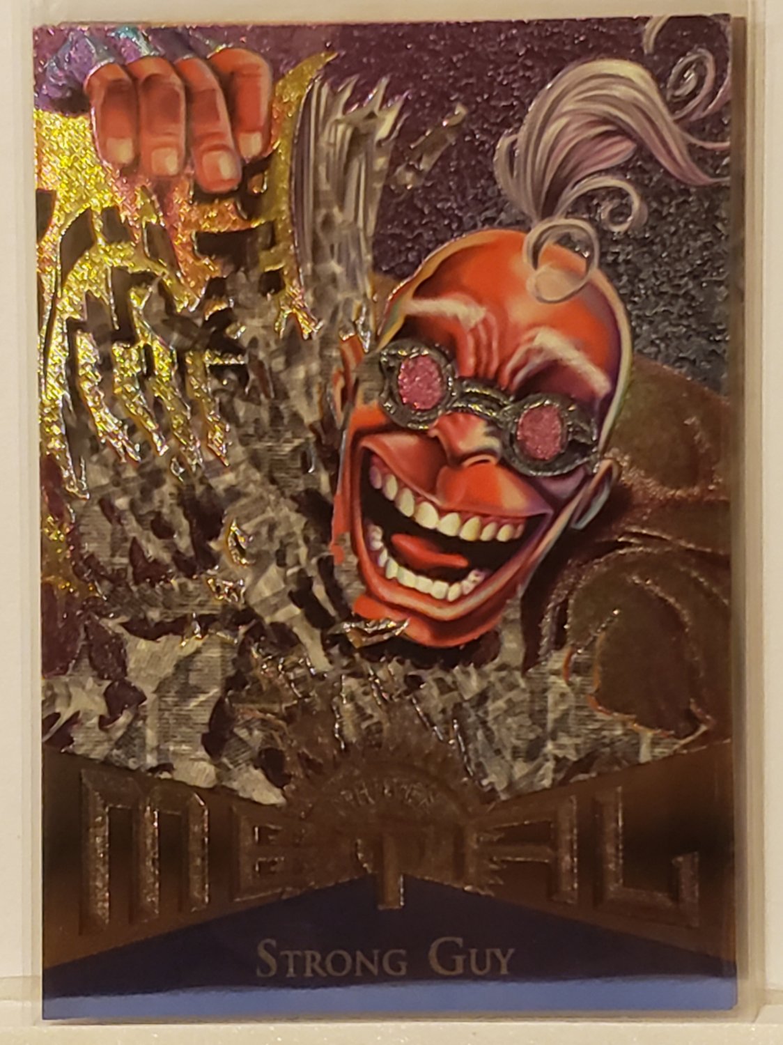 1995 MARVEL METAL TRADING CARDS STRONG GUY 120