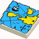 Lego Map - 2 x 2 - Pirate Map