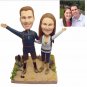 Handmade Custom Happy companion Gift Funny wedding cake topper