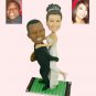 Handmade Custom Happy companion Gift Funny wedding cake topper