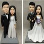 Funny wedding cake topper, cake topper for wedding ,bobble head,Custom wedding