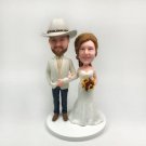 Funny wedding cake topper, cake topper for wedding ,bobble head,Custom wedding bobblehead